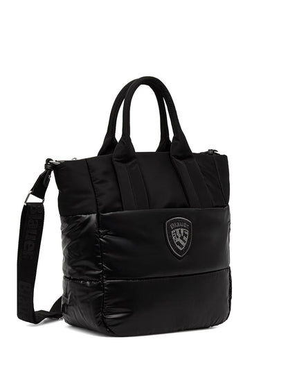 polyester nylon tote bag Blauer Borsa a Tracolla Donna F6quartxl01/pad Nero