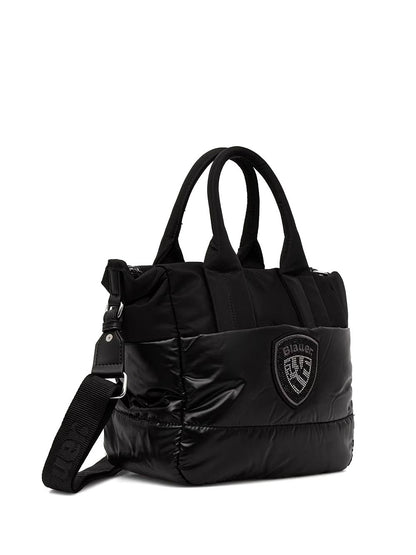 polyester nylon tote bag Blauer Borsa a Tracolla Donna F6quartxs01/pad Nero