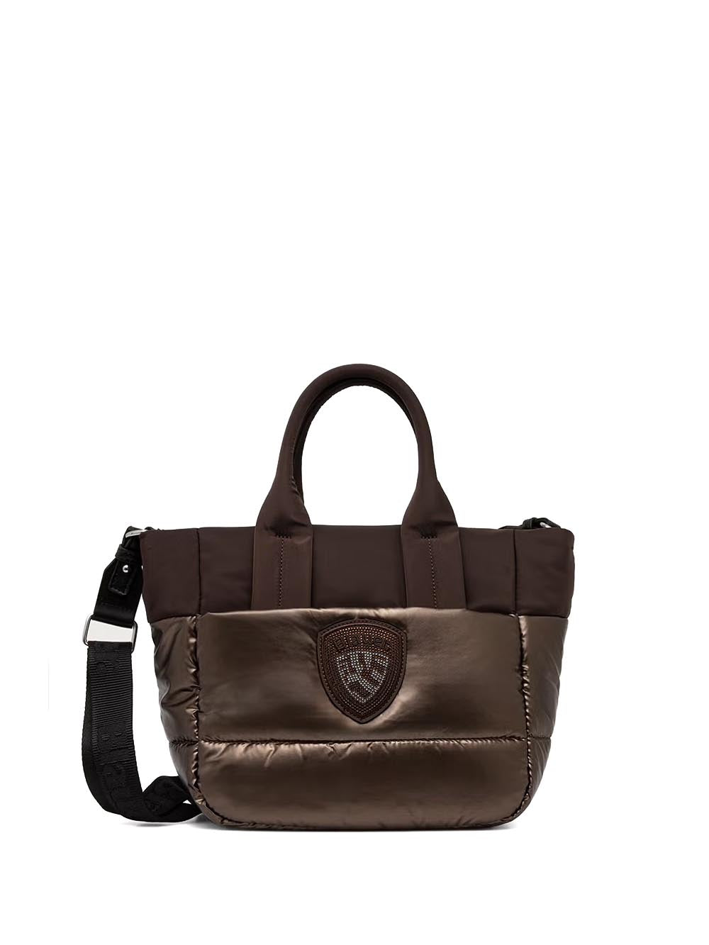 polyester nylon tote bag Blauer Borsa a Tracolla Donna F6quartxs01/pad Marrone