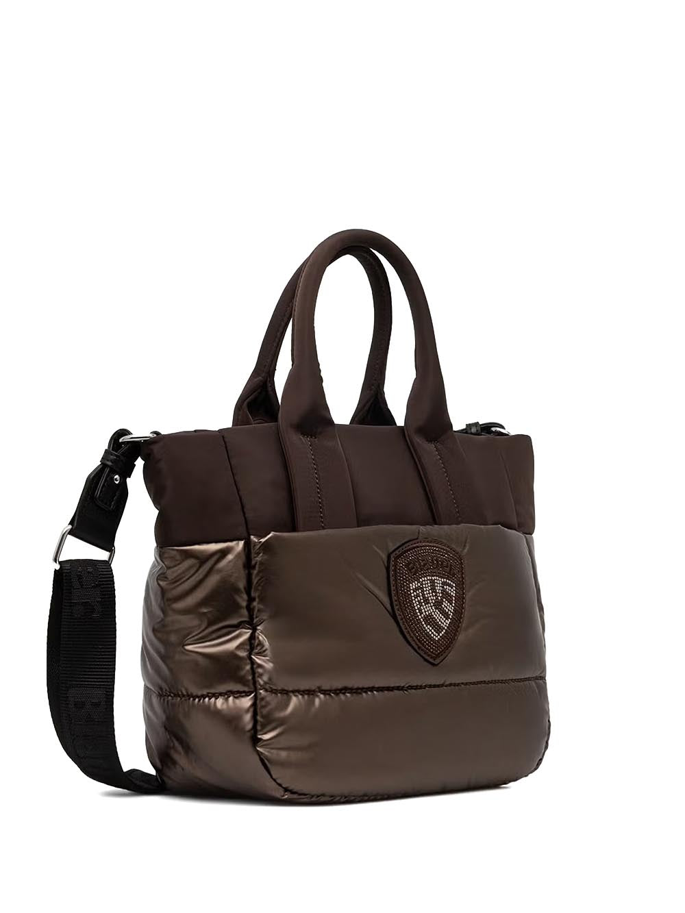 polyester nylon tote bag Blauer Borsa a Tracolla Donna F6quartxs01/pad Marrone