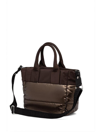 polyester nylon tote bag Blauer Borsa a Tracolla Donna F6quartxs01/pad Marrone