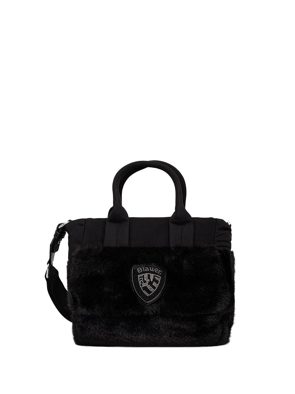 polyester nylon tote bag Blauer Borsa a Tracolla Donna F6quartxs02/pad Nero