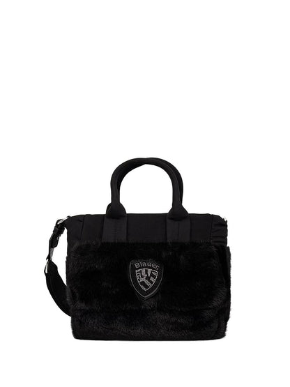 polyester nylon tote bag Blauer Borsa a Tracolla Donna F6quartxs02/pad Nero