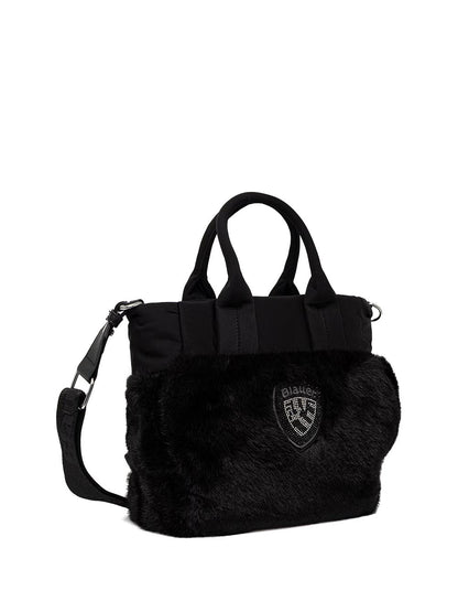 polyester nylon tote bag Blauer Borsa a Tracolla Donna F6quartxs02/pad Nero