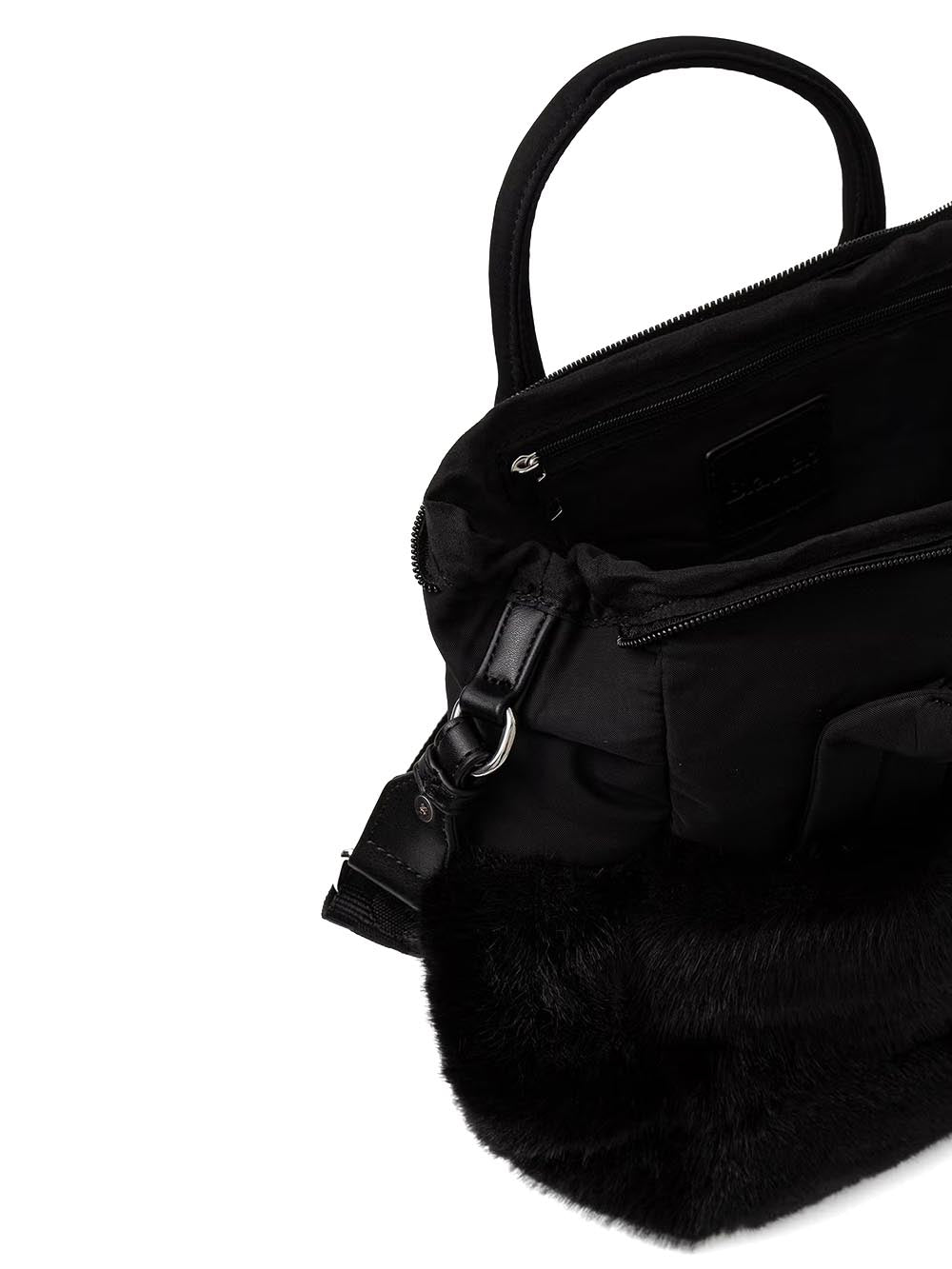 polyester nylon tote bag Blauer Borsa a Tracolla Donna F6quartxs02/pad Nero