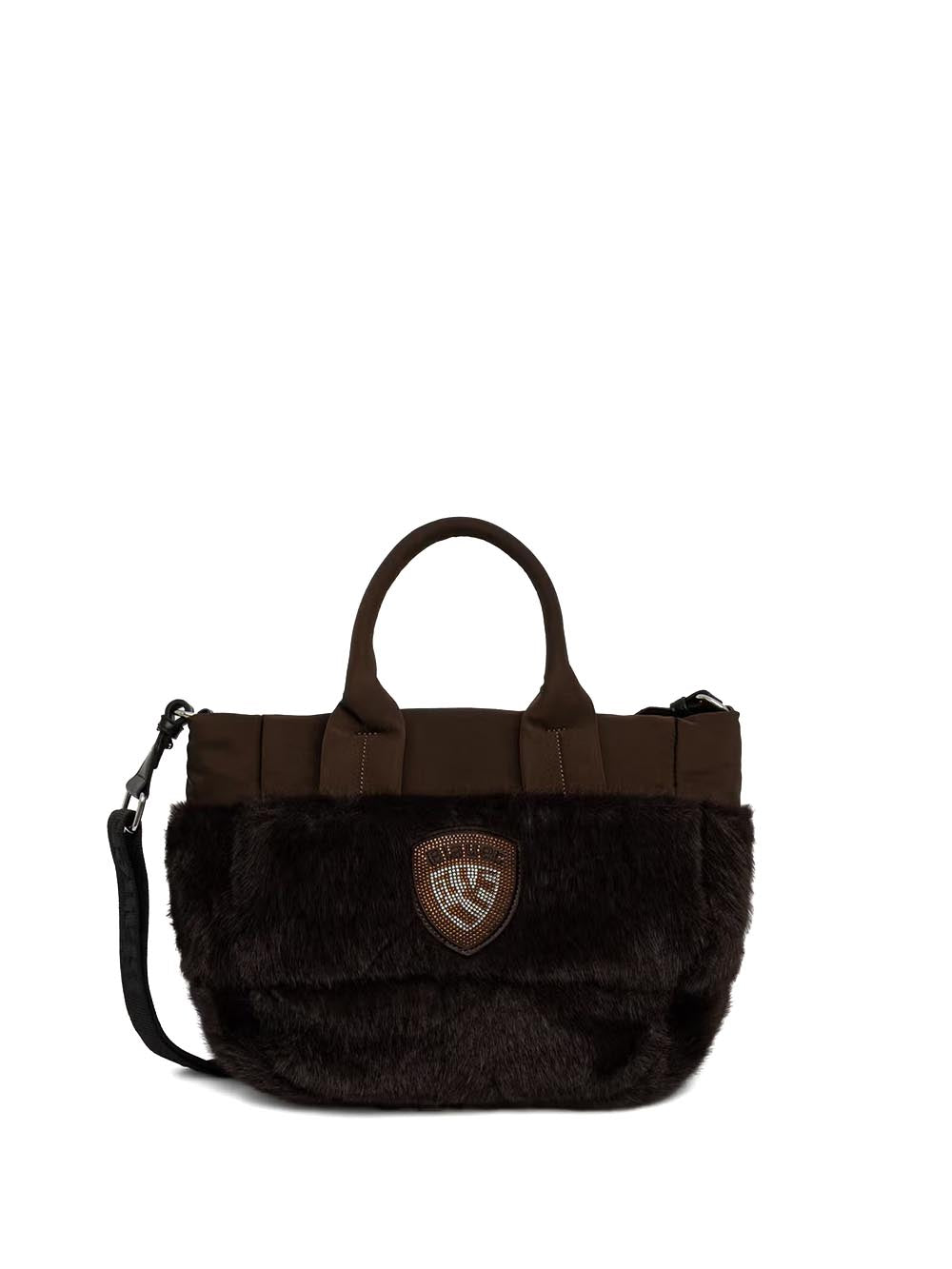polyester nylon tote bag Blauer Borsa a Tracolla Donna F6quartxs02/pad Marrone