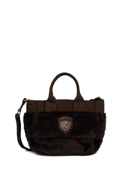 polyester nylon tote bag Blauer Borsa a Tracolla Donna F6quartxs02/pad Marrone