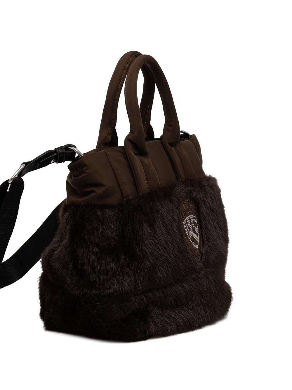 polyester nylon tote bag Blauer Borsa a Tracolla Donna F6quartxs02/pad Marrone