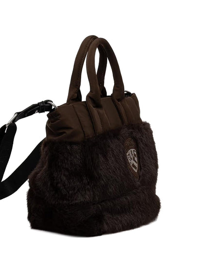 polyester nylon tote bag Blauer Borsa a Tracolla Donna F6quartxs02/pad Marrone