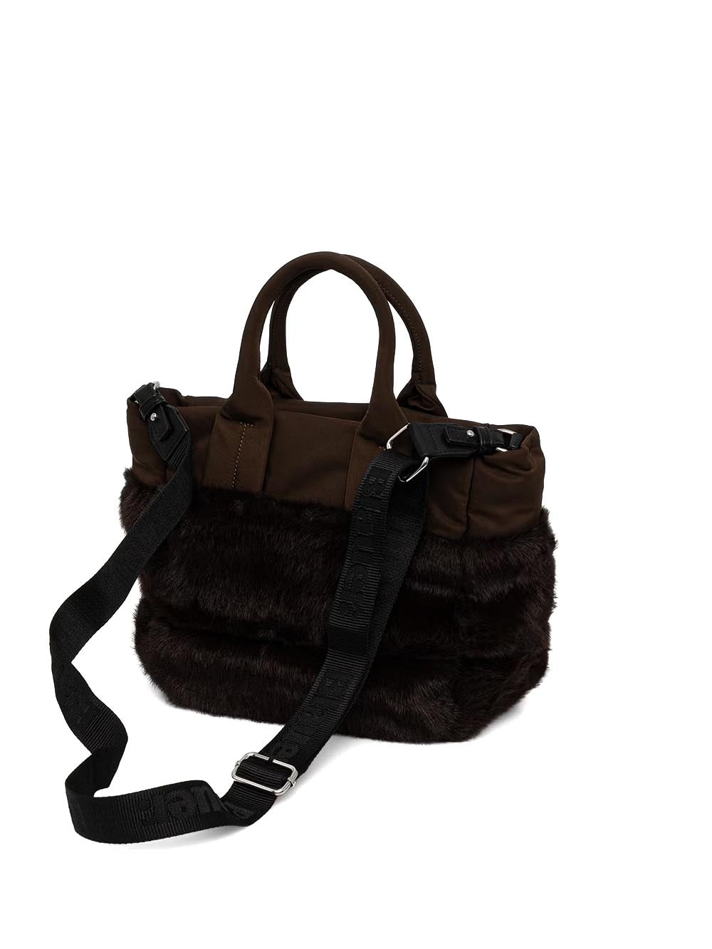 polyester nylon tote bag Blauer Borsa a Tracolla Donna F6quartxs02/pad Marrone