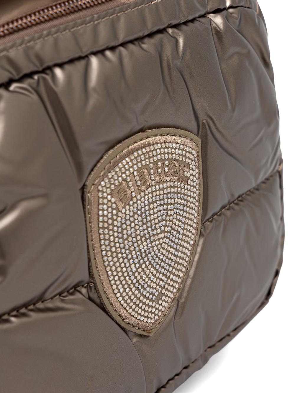 polyester nylon backpack Blauer Zaino Donna F6wave04/pad Beige