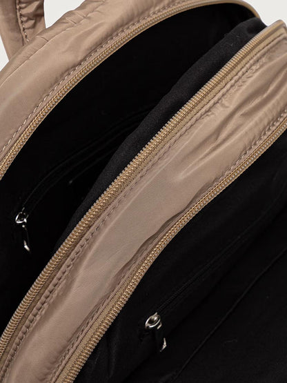 polyester nylon backpack Blauer Zaino Donna F6wave04/pad Beige