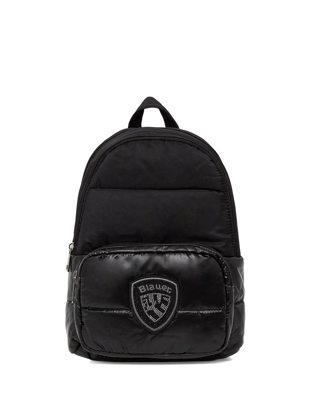 polyester nylon backpack Blauer Zaino Donna F6wave04/pad Nero