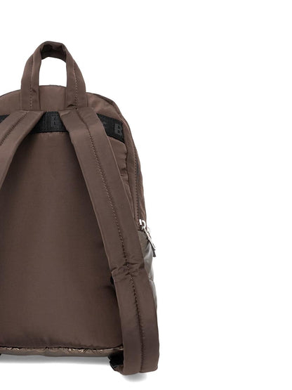 polyester nylon backpack Blauer Zaino Donna F6wave04/pad Marrone