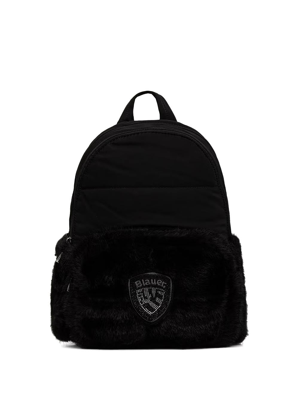 polyester nylon backpack Blauer Zaino Donna F6wave05/pad Nero