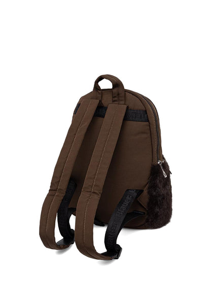 polyester nylon backpack Blauer Zaino Donna F6wave05/pad Marrone