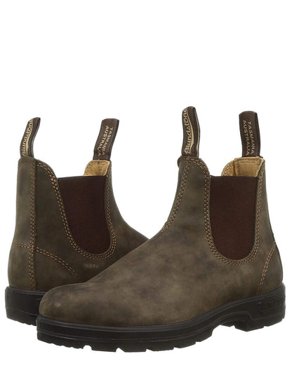 RUSTIC BROWN LEATHER Blundstone Stivaletti Boot Unisex 585 Marrone