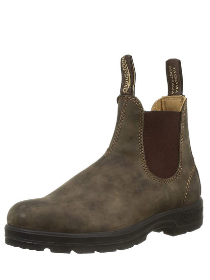 RUSTIC BROWN LEATHER Blundstone Stivaletti Boot Unisex 585 Marrone
