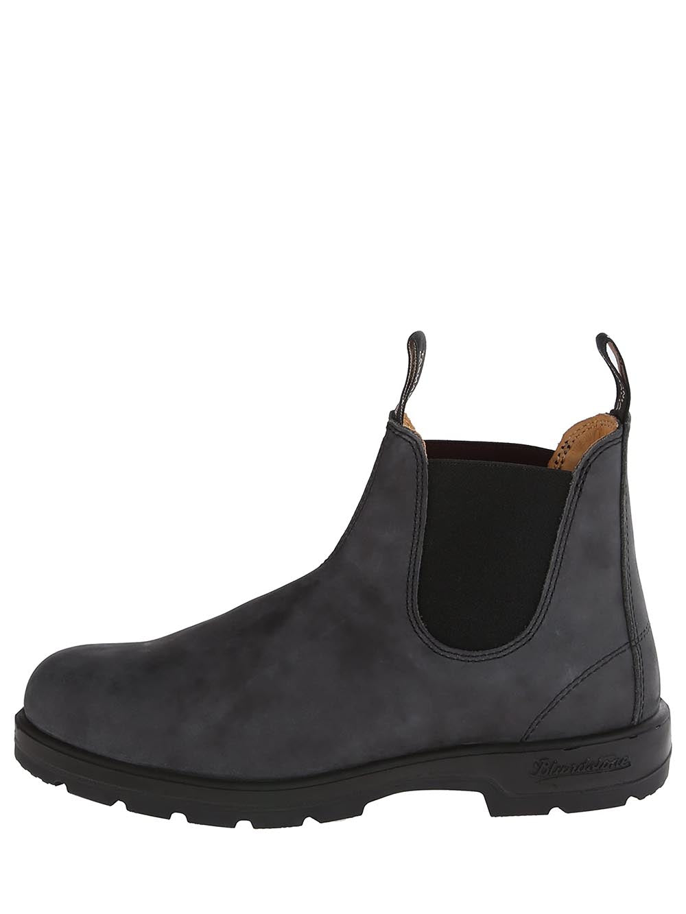 RUSTIC BLACK LEATHER Blundstone Stivaletti Boot Unisex 587 Grigio/nero