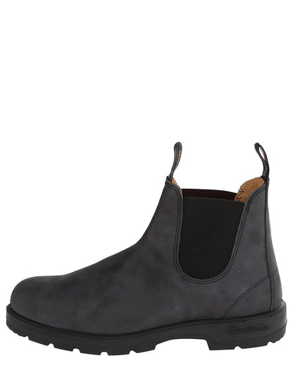 RUSTIC BLACK LEATHER Blundstone Stivaletti Boot Unisex 587 Grigio/nero