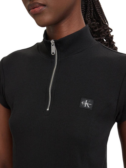 Calvin Klein Jeans T-shirt Donna Lv047g240g Nero