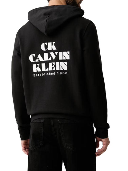 Calvin Klein Jeans Felpa Uomo Lv04rg273g Nero