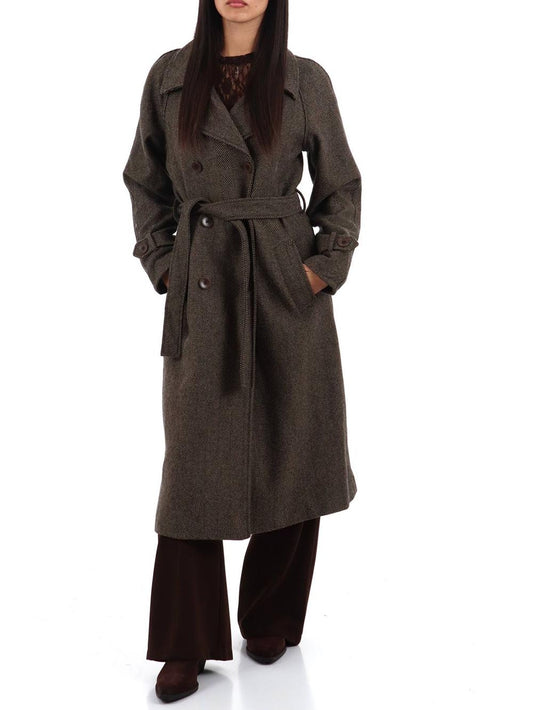 CHORAL Cappotto Donna Sli6cp026278d Moro/beige