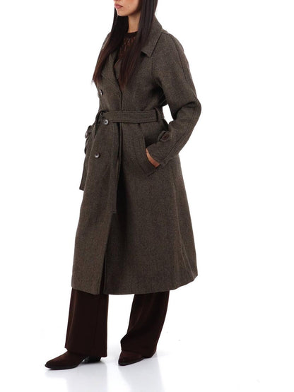 CHORAL Cappotto Donna Sli6cp026278d Moro/beige