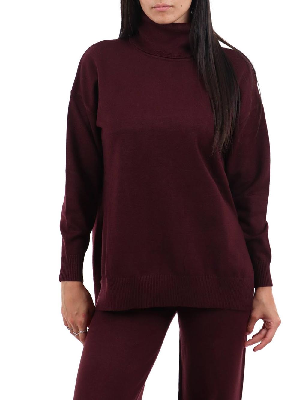 CHORAL Maglia Donna Sli6ml025166d Borgogna