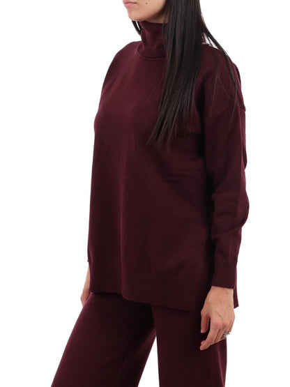 CHORAL Maglia Donna Sli6ml025166d Borgogna