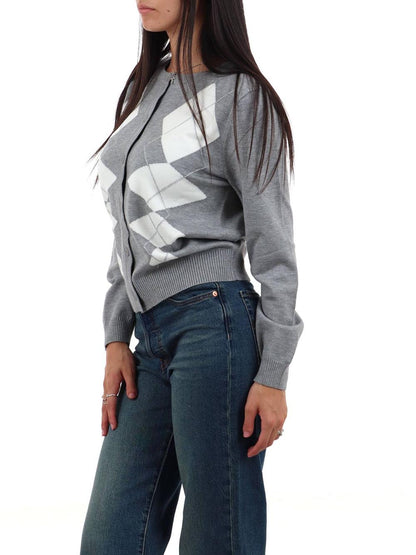 CHORAL Maglia Donna Sli6ml026222d Grigio/pan/arg