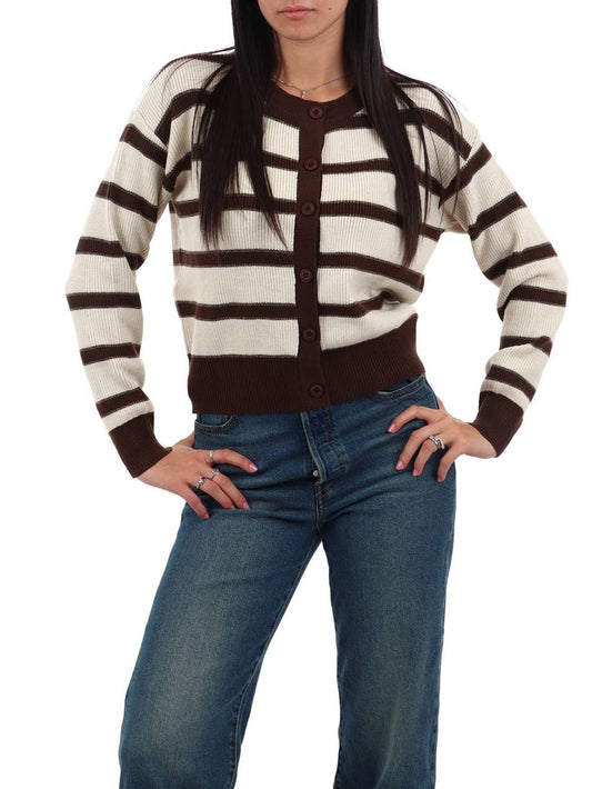 CHORAL Maglia Donna Sli6ml026224d Beige/moro