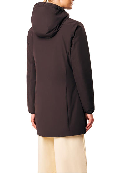 MATILDA - LIGHT PADDED HOODIE COAT Ciesse Piumini Giubbino Donna 253cpwc03020 P1410p Marrone