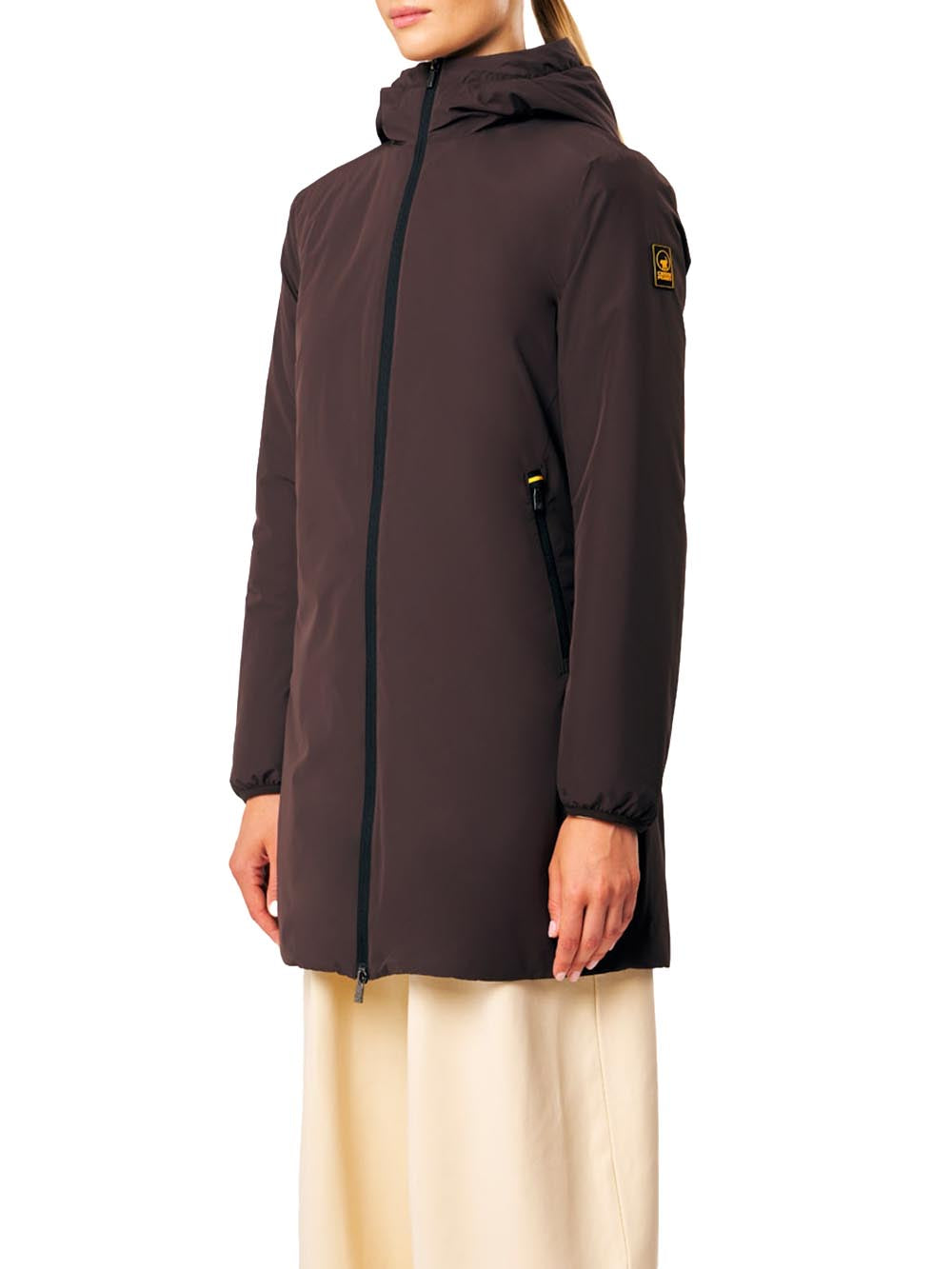 MATILDA - LIGHT PADDED HOODIE COAT Ciesse Piumini Giubbino Donna 253cpwc03020 P1410p Marrone