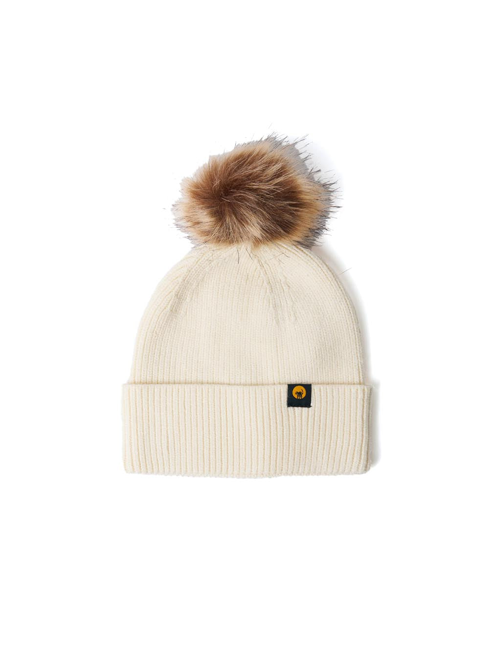 VEGA - FAKE FUR POM POM BEANIE Ciesse Piumini Cappello Donna 263acwa03253 F V1230x Panna