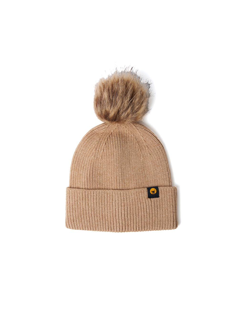 VEGA - FAKE FUR POM POM BEANIE Ciesse Piumini Cappello Donna 263acwa03253 F V1230x Beige