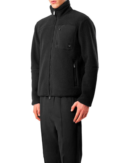 LIONEL - TEDDY FULL-ZIP FLEECE JKT Ciesse Piumini Felpa Uomo 263cpmf28718 P9v3bx Nero