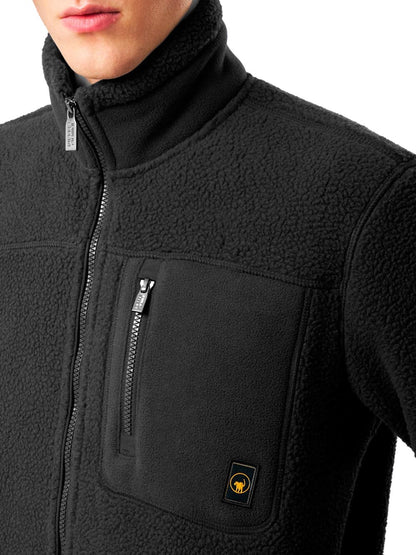 LIONEL - TEDDY FULL-ZIP FLEECE JKT Ciesse Piumini Felpa Uomo 263cpmf28718 P9v3bx Nero