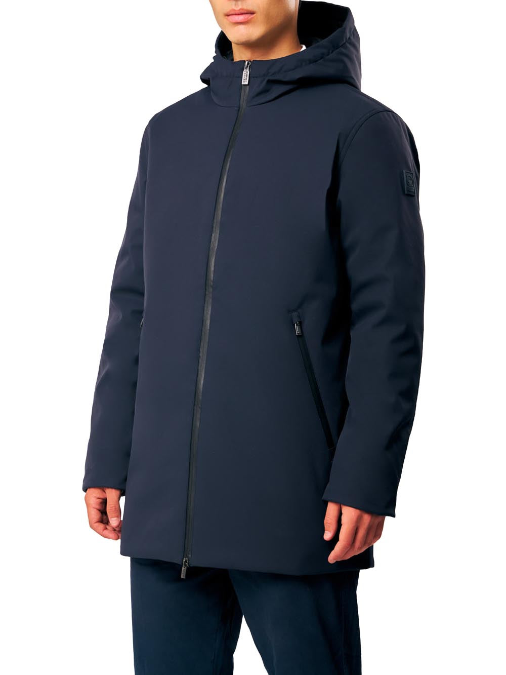 HERDO 3.0 - SOFTSHELL HOODY COAT REAL DOWN Ciesse Piumini Giubbino Uomo 263pcmc31489 P9z25d Blu/nero