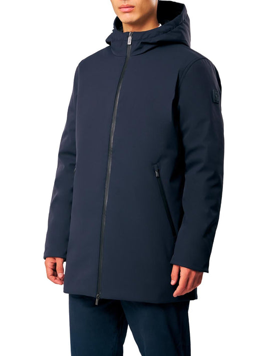 HERDO 3.0 - SOFTSHELL HOODY COAT REAL DOWN Ciesse Piumini Giubbino Uomo 263pcmc31489 P9z25d Blu/nero