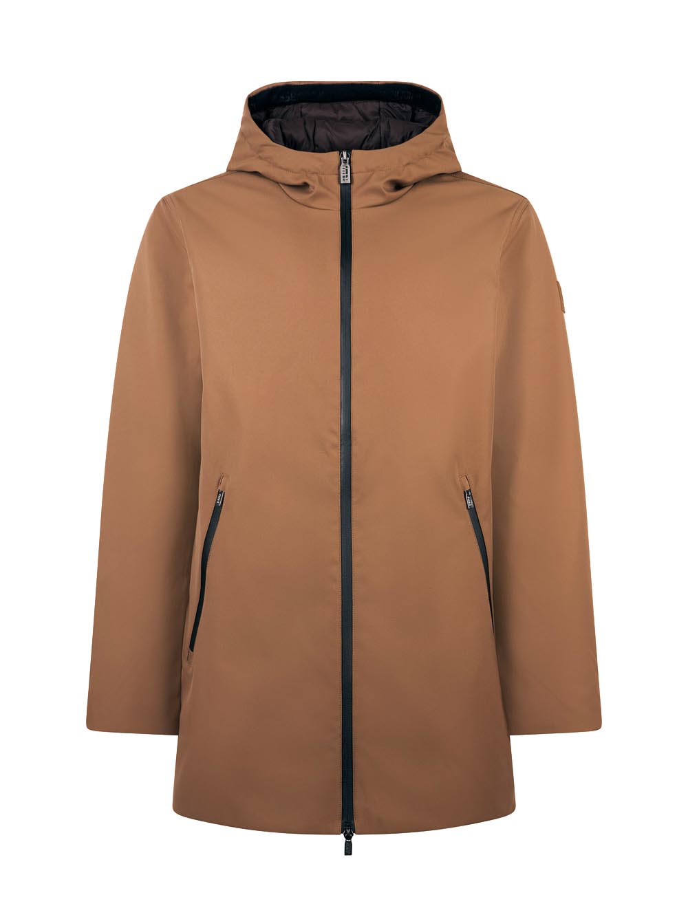 HERDO 3.0 - SOFTSHELL HOODY COAT REAL DOWN Ciesse Piumini Giubbino Uomo 263pcmc31489 P9z25d Marrone