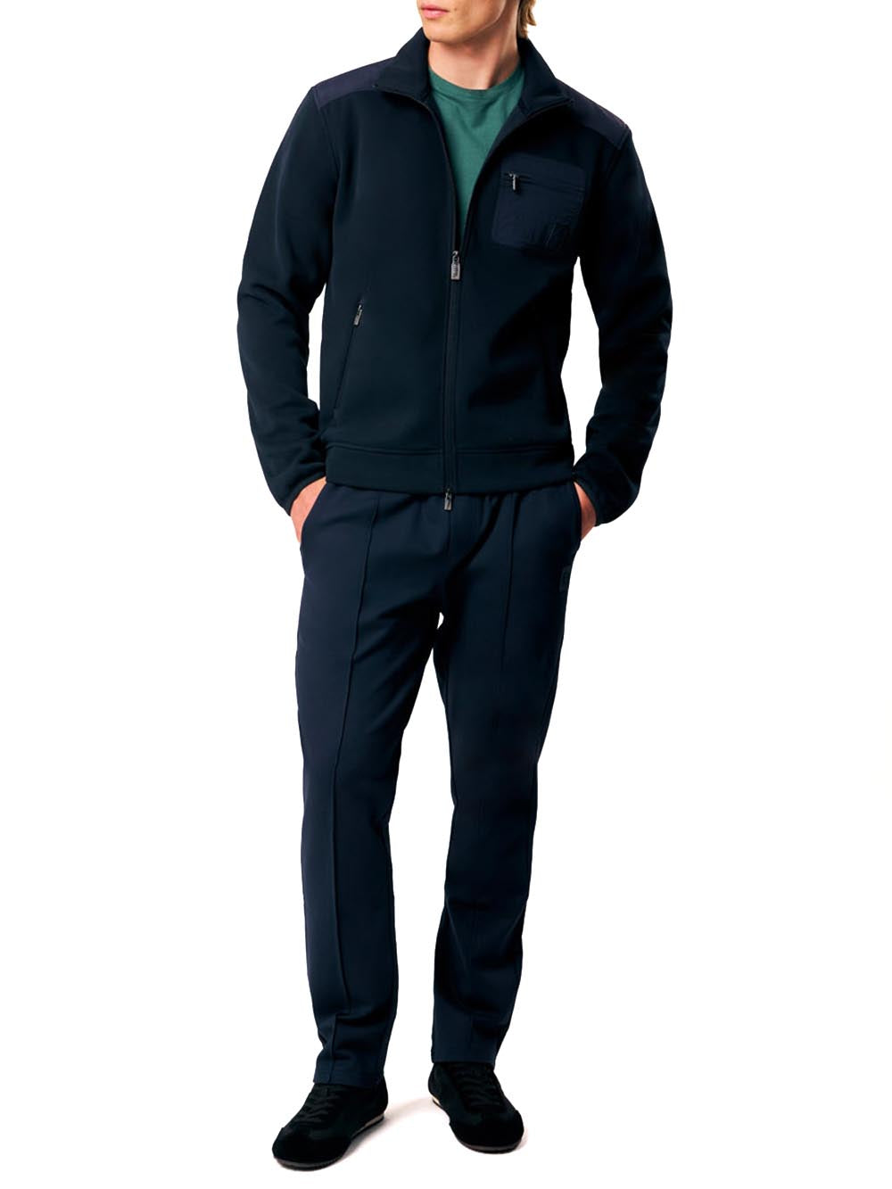ZIAD - FULL-ZIP TECH FLEECE JACKET Ciesse Piumini Felpa Uomo 263pcmf28724 C1o40x Blu