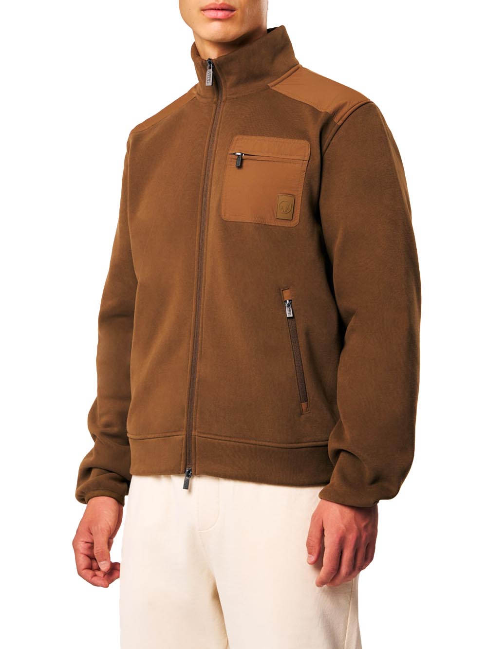 ZIAD - FULL-ZIP TECH FLEECE JACKET Ciesse Piumini Felpa Uomo 263pcmf28724 C1o40x Marrone