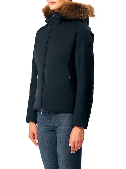 BILIANA - LIGHT PADDED JKT WITH DETACHABLE REAL FU Ciesse Piumini Giubbino Donna 263pcwj03231 R P6y11p Nero