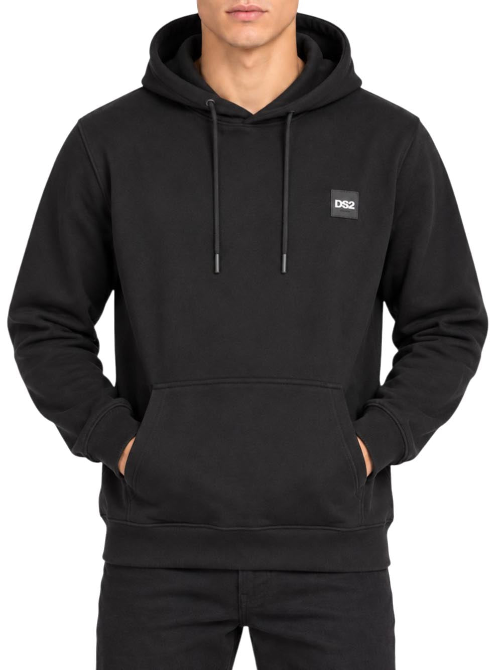 cappuccio Ds2 Felpa Uomo F62a314 Nero