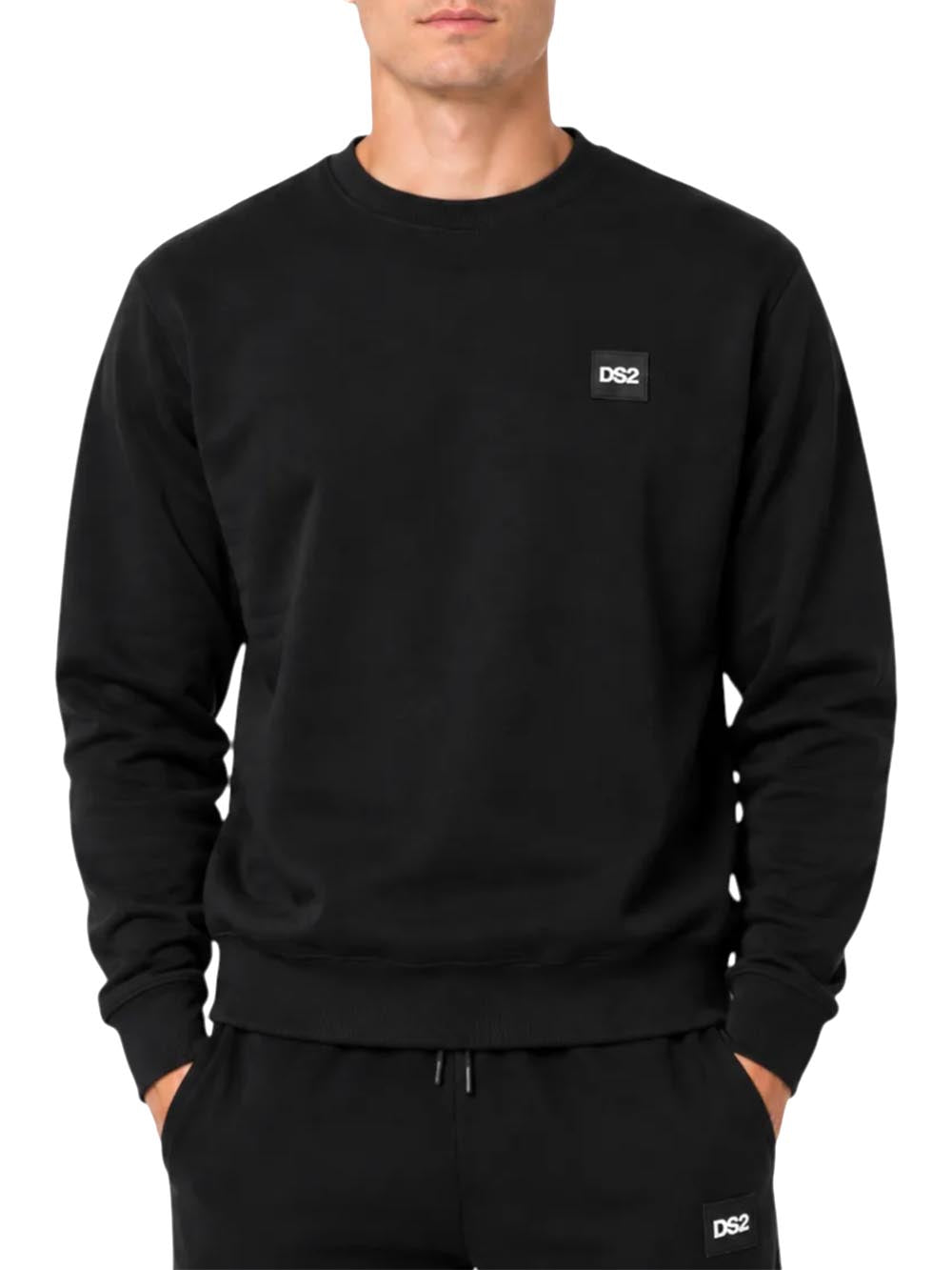 Ds2 Felpa Uomo F62a315 Nero