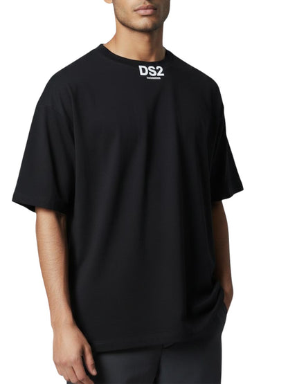 Ds2 T-shirt Uomo F62a389 Nero