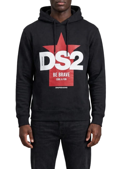 Ds2 Felpa Uomo F62a402 Nero