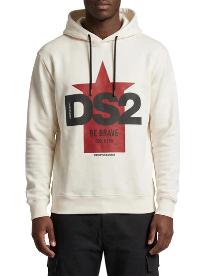Ds2 Felpa Uomo F62a402 Panna