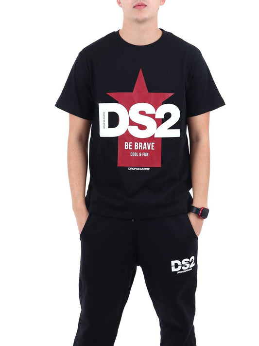 Ds2 T-shirt Uomo F62a405 Nero